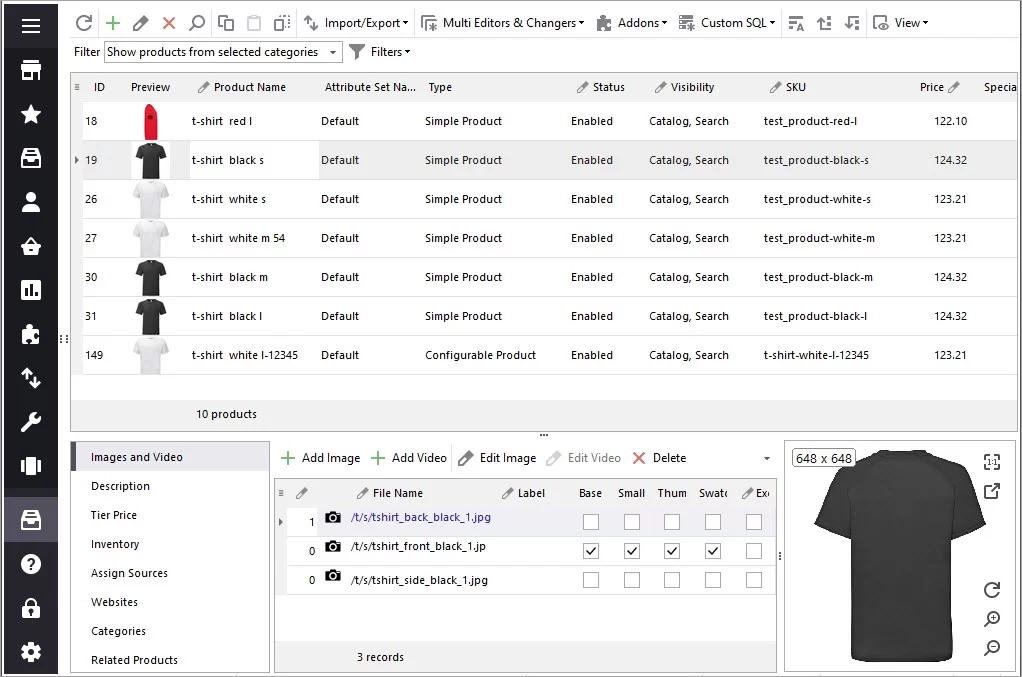 Magento Inventory Management