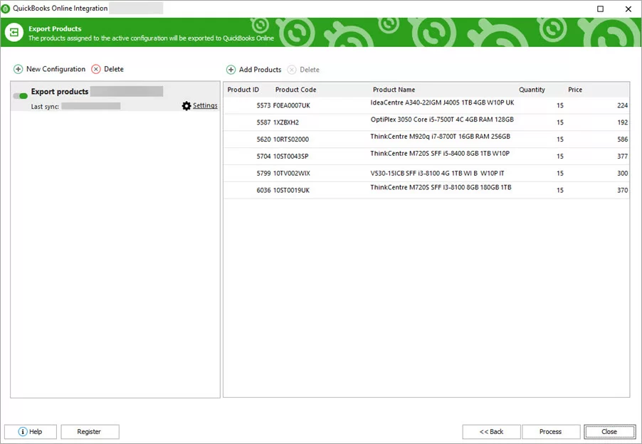 Export products from Magento to QuickBooks Online Export products from Magento to QuickBooks Online