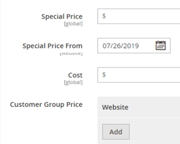 How to add special pricing in Magento 2