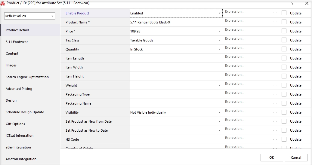 Product Multi Editor