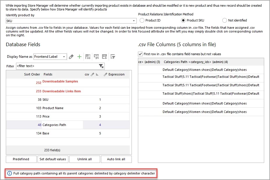 Bulk Assign Categories with Import