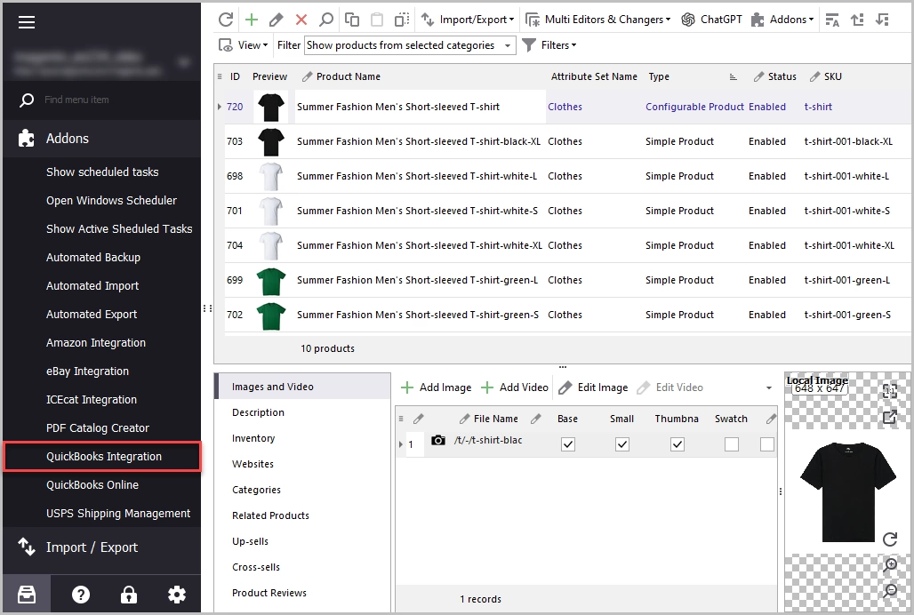 Export Orders to QuickBooks Option
