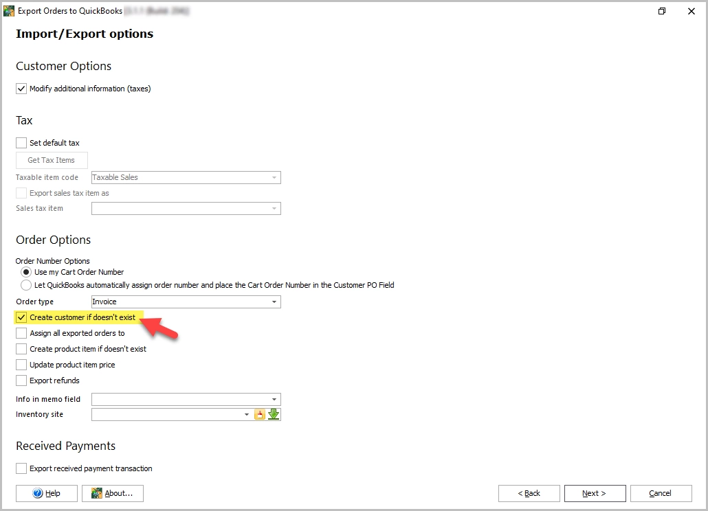 Creating Customer While Exporting Magento Orders to QuickBooks