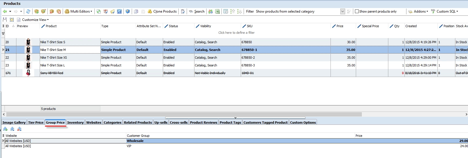 magento group price and group price import magento group price add in grid