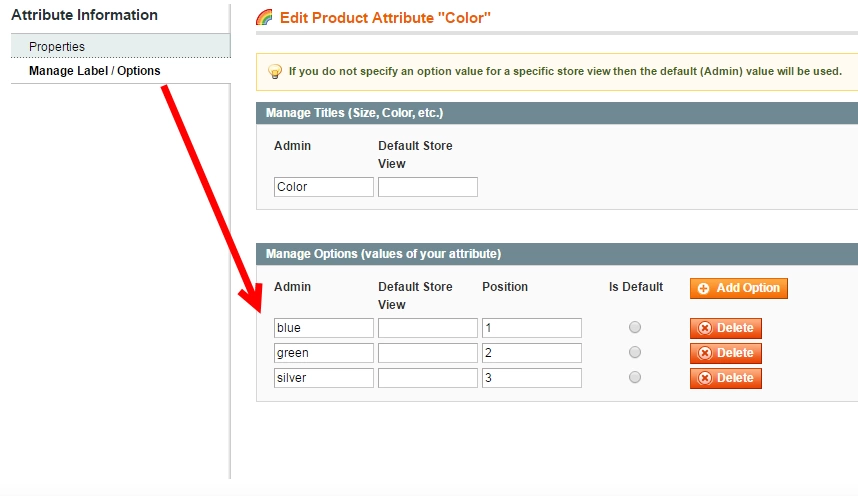 Magento super attributes magento superattribute options