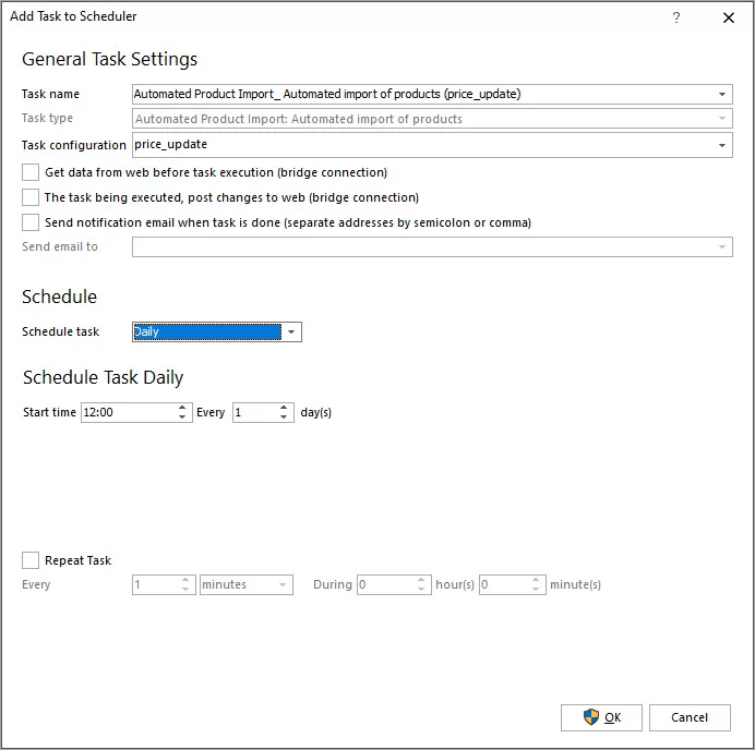 Add Task to Scheduler