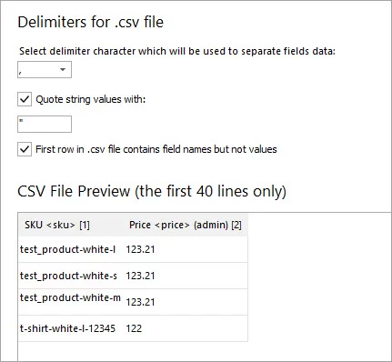 Preview File During Import