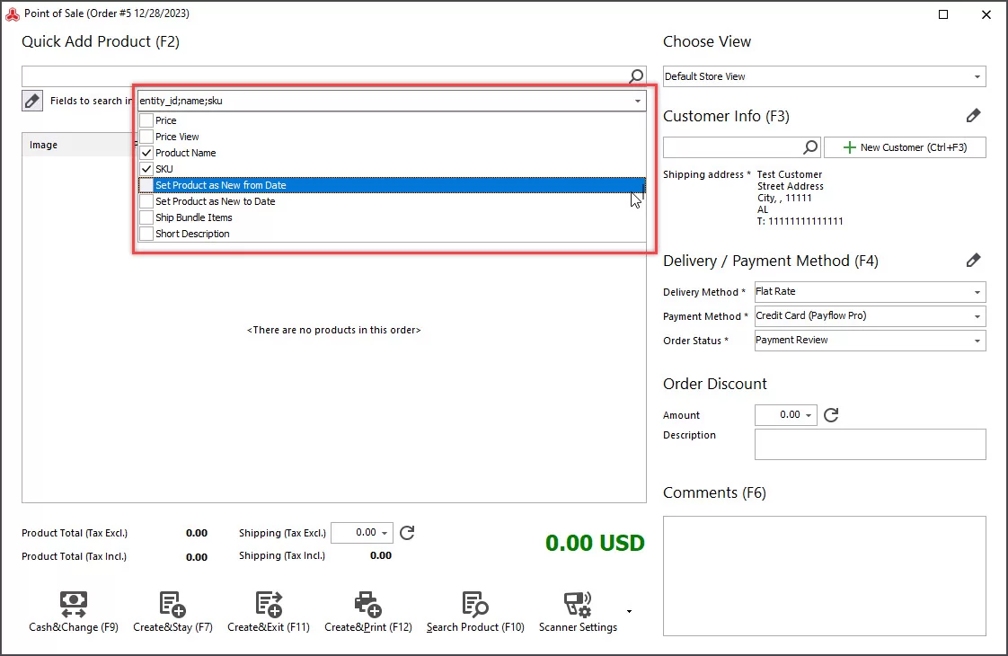 Magento 2 Point of Sale Search Products by Any Attribute via Magento POS
