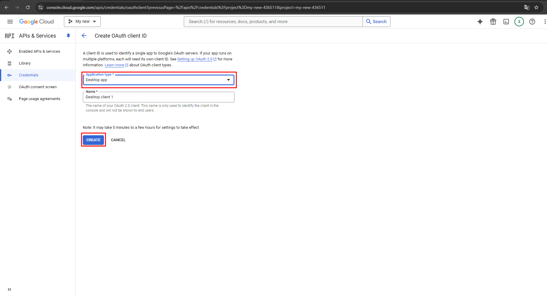 Generate Google API keys for Store Manager for Adobe (ex Magento), create to generate your api key.