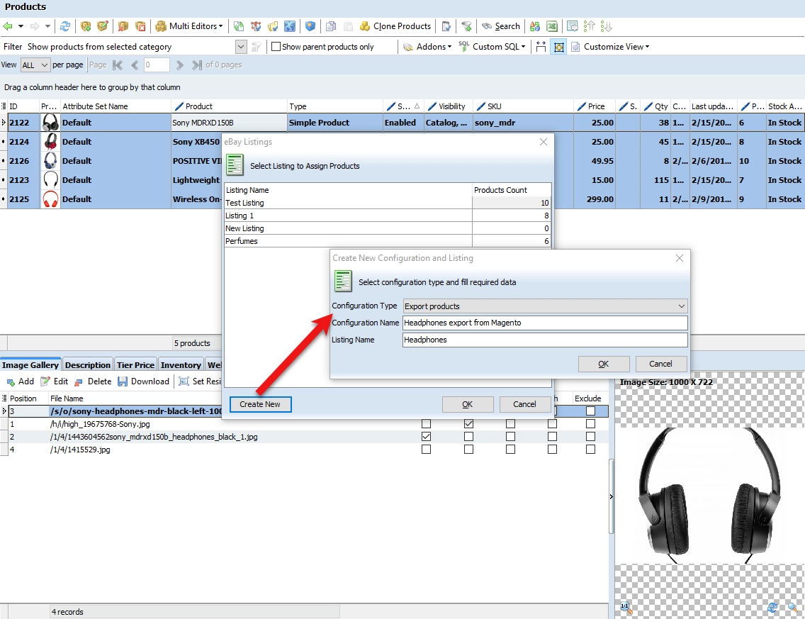 Magento product export to ebay create magento ebay product export configuration