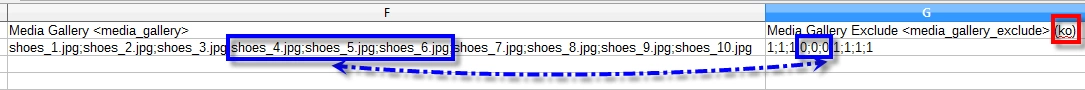 images in different store views korean exclude