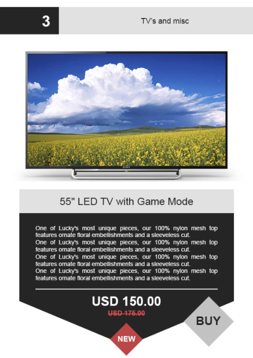 16.3. Plasma LookBook Free Template - Product