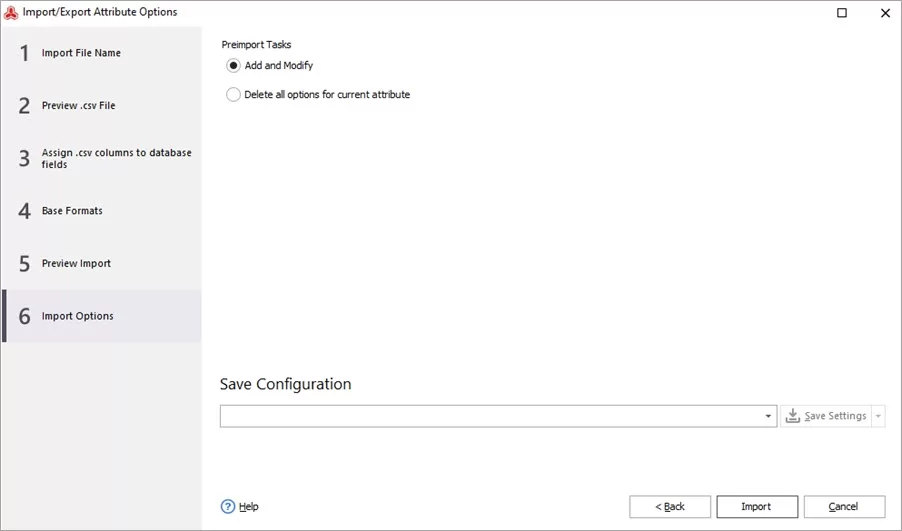 Magento Store Manager Attributes Options Import