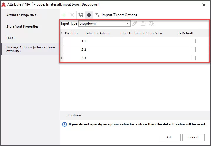 Generated Attribute Values from Custom Options