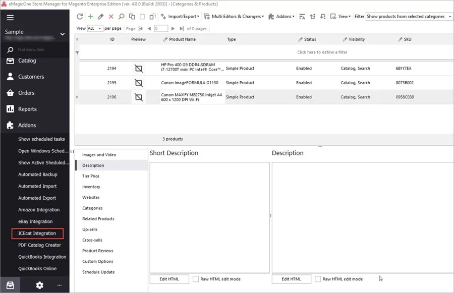 Magento Store Manager Icecat Integration Launch