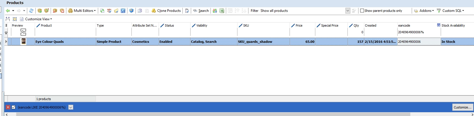magento stocktaking ean code scanner