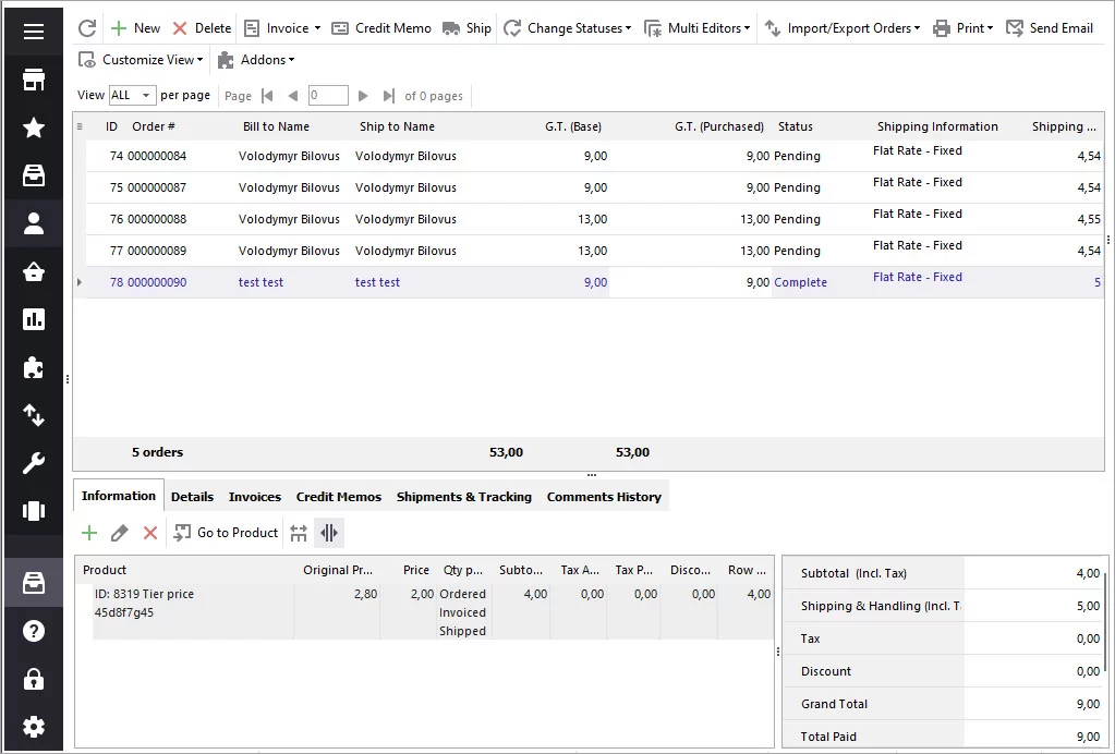 Order Processing Order Processing