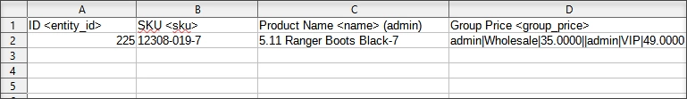 Export File Sample