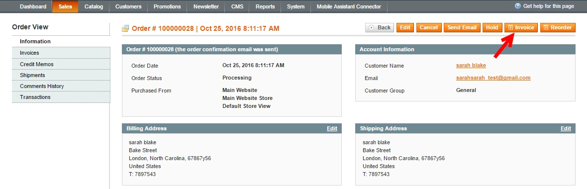 How to Generate Magento Invoices for Orders create magento invoice for order
