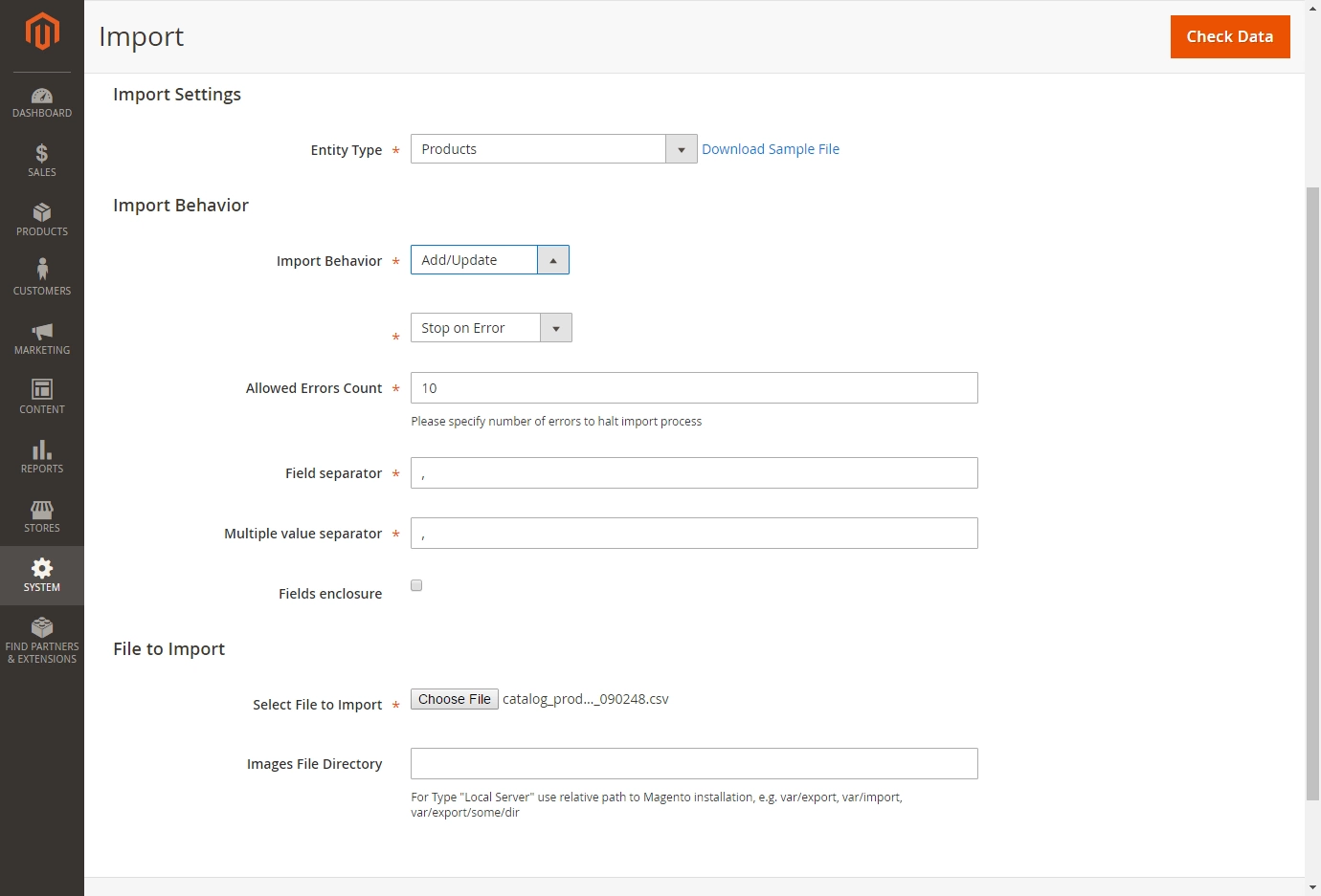 Import Magento 2 Custom Options from CSV import custom options to magento 2 through admin