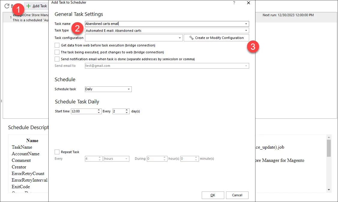Magento 2 Abandoned Cart Recovery via Followup Emails Magento 2 Abandoned Carts Add To Scheduler