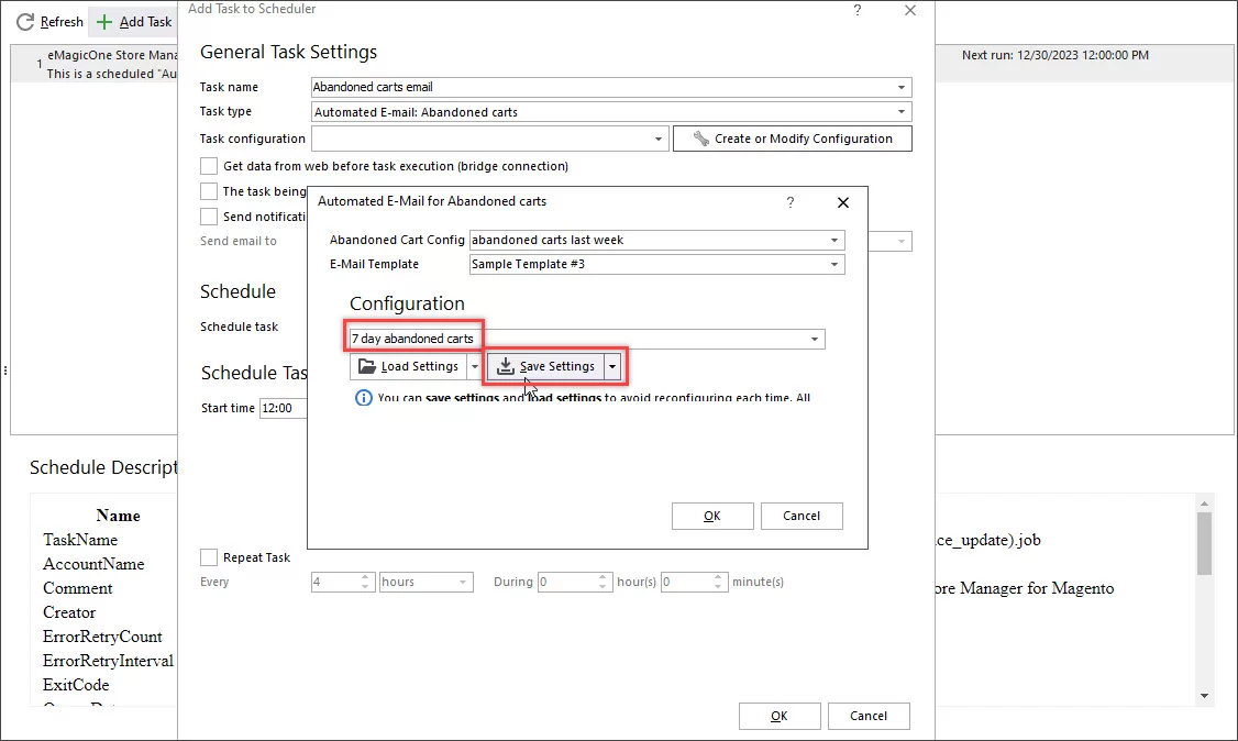 Magento 2 Abandoned Cart Recovery via Followup Emails Magento 2 Abandoned Carts Scheduled Task Configuration 1