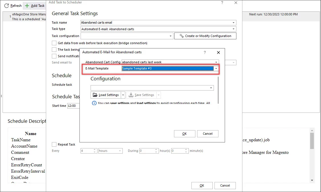 Magento 2 Abandoned Cart Recovery via Followup Emails Magento 2 Abandoned Carts Scheduled Task Configuration Email Template