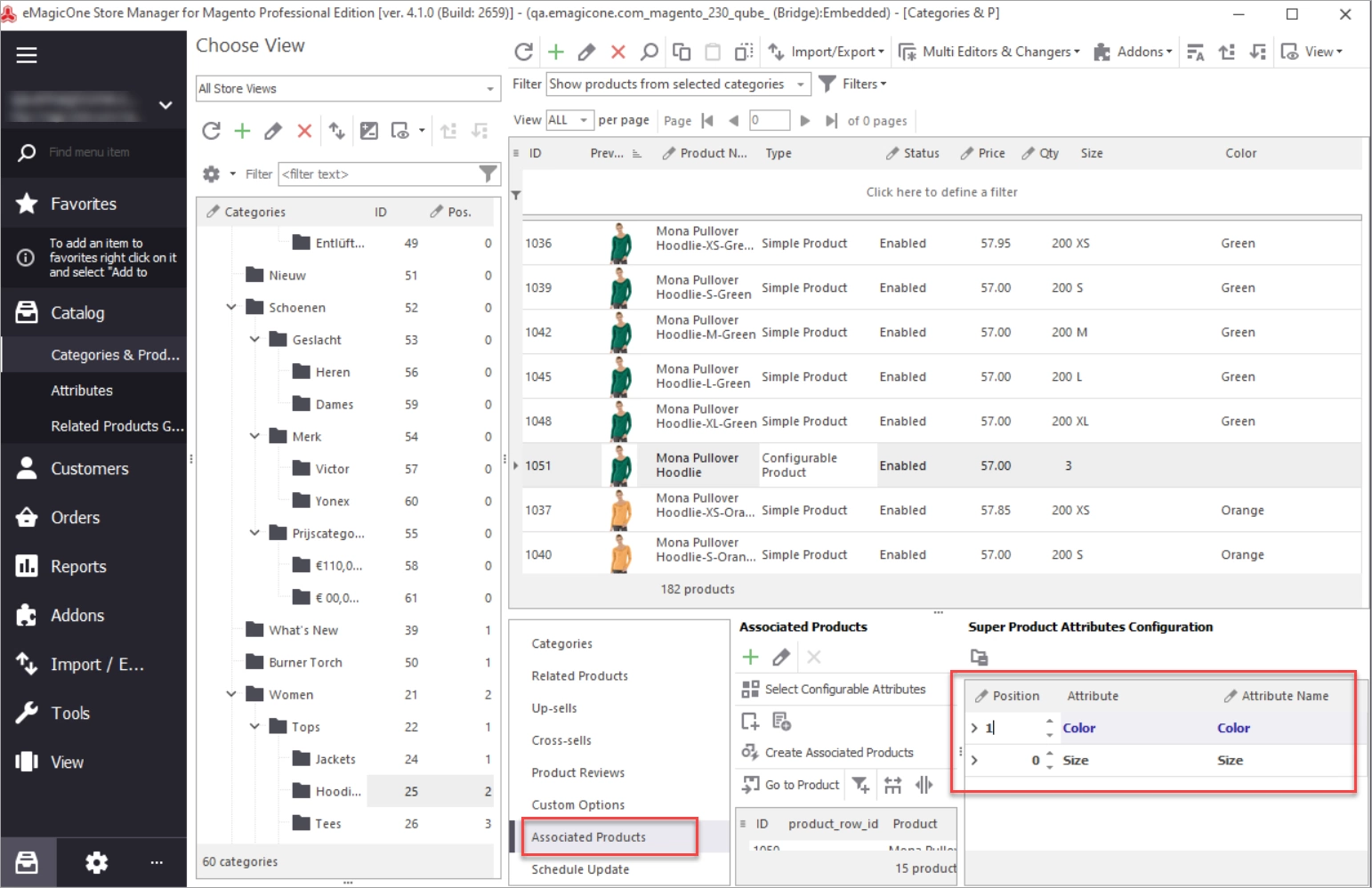 Magento Attributes Order Change