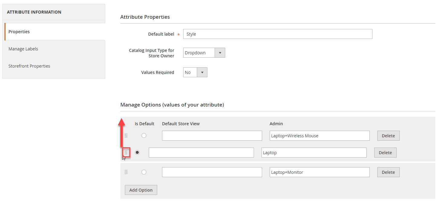 Change Sort Order of Attribute Dropdowns and Options in Magento 2 position of attribute values in magento 2