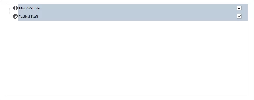 Select Store View for Import