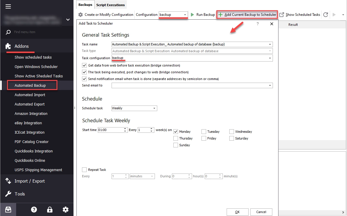 Add Task to Scheduler