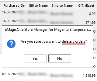 how to remove magento 2 order article