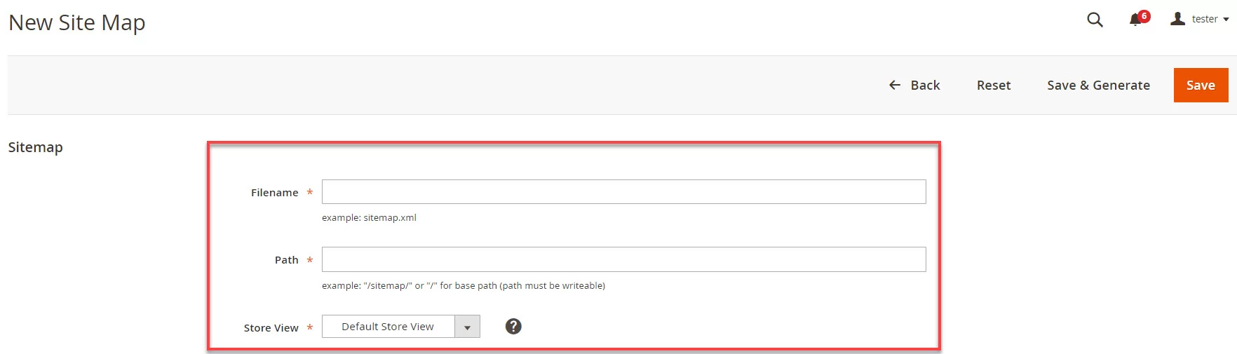Magento 2 XML Sitemap magento-2-xml-sitemap-name
