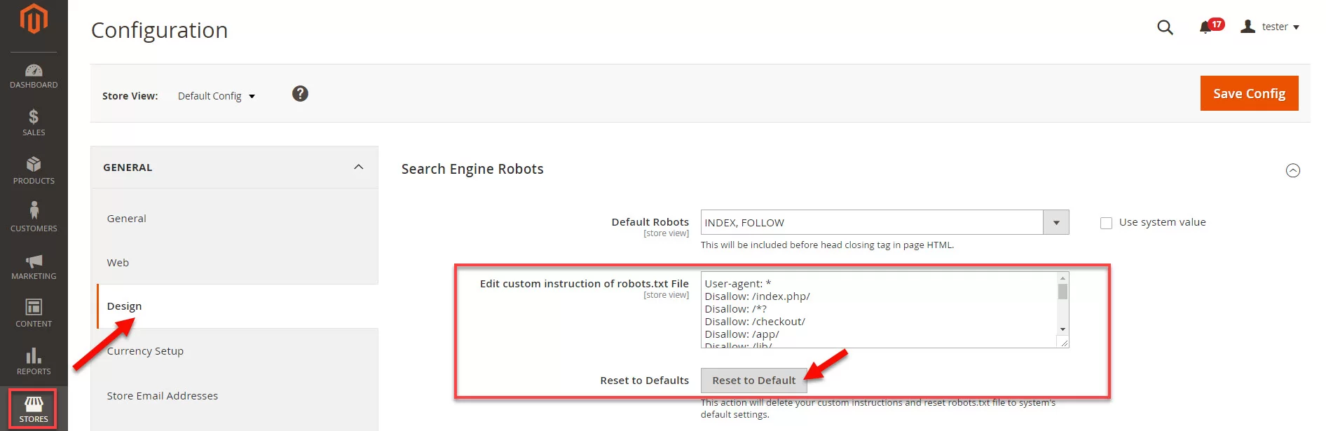 Magento 2 robots.txt file magento-2-robots.txt-file-settings