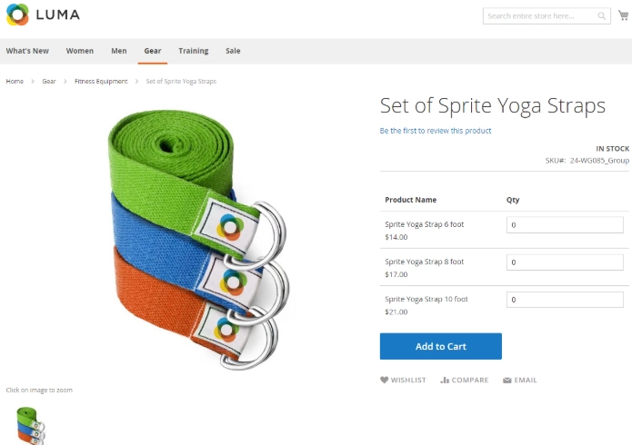 Magento 2 Product Types magento-2-grouped-product-description