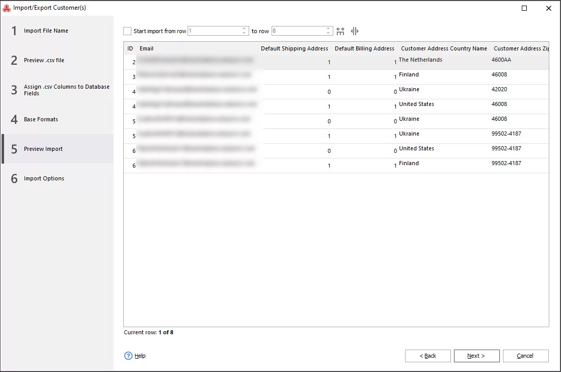 How to Import Magento 2 Customers Preview Configured Magento 2 CustomersImport File