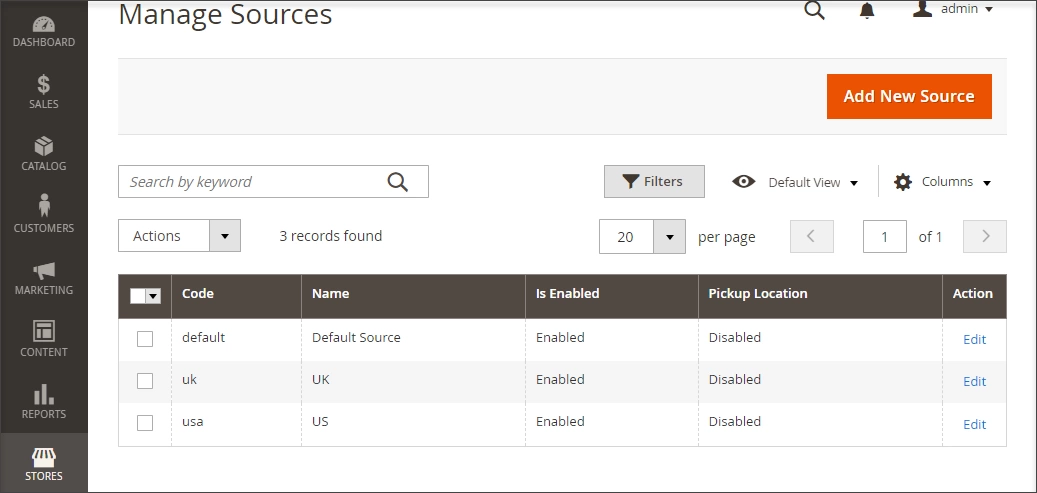 Manage Magento Multisource Inventory