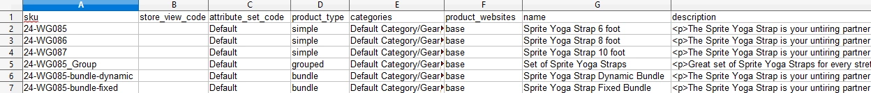 Download Product Import CSV Sample