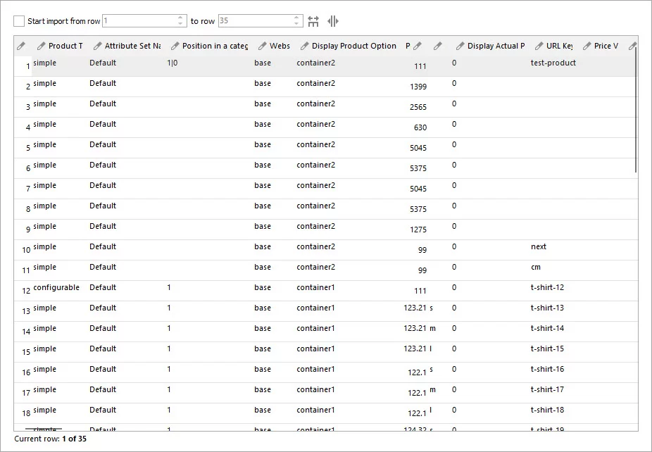 Preview Import Step