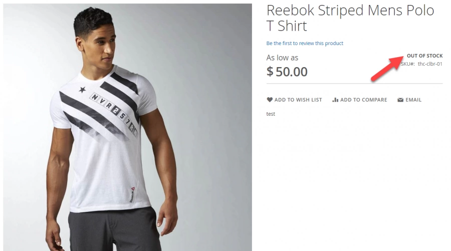 Display Out of Stock in Magento 2