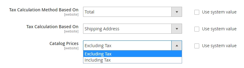 Include or Exclude Tax into Price