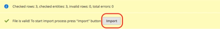 Magento 2 File is Valid Message