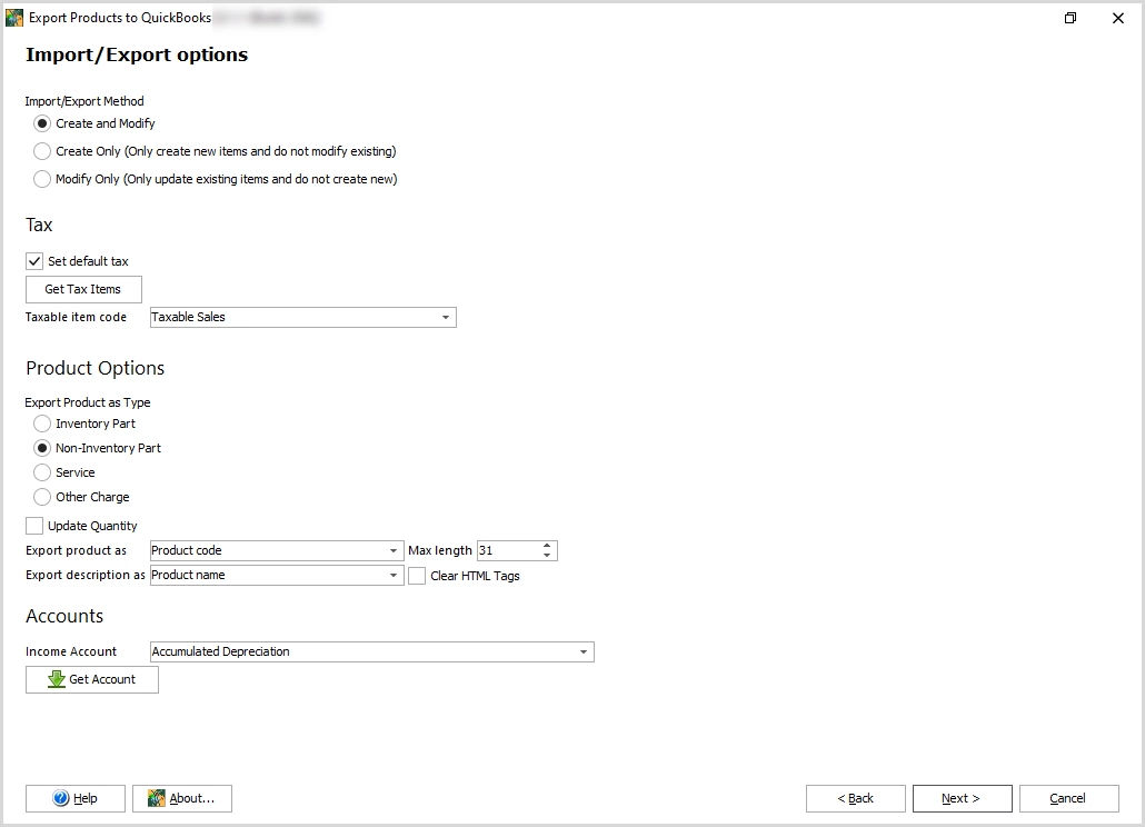 Magento qb integration export magento products to quickbooks