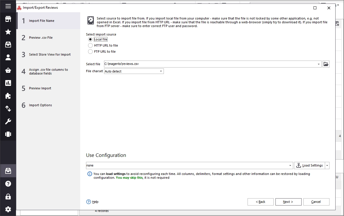 How to import reviews with ratings to Adobe / Magento 2