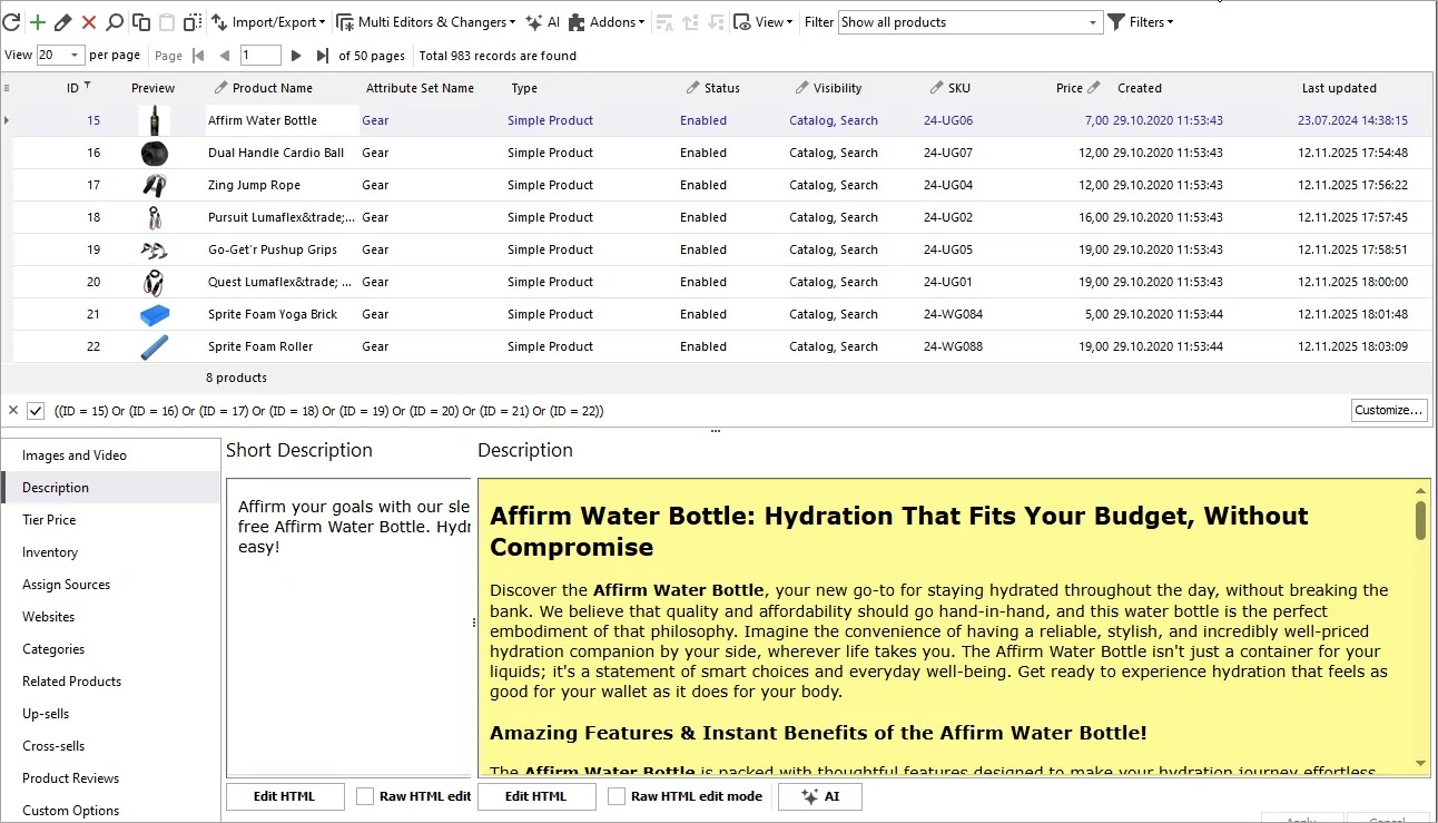 Magento Adobe Description Generated with Claude