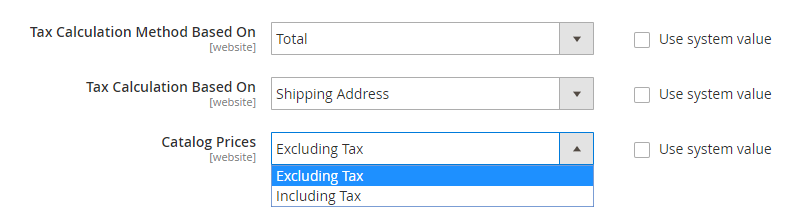Include or Exclude Tax into Price