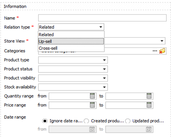 Up sell products generator for Magento 2