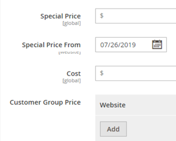How to add special pricing in Magento 2