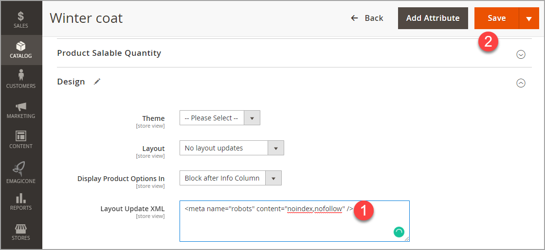 Magento 2 Close Product From Indexing