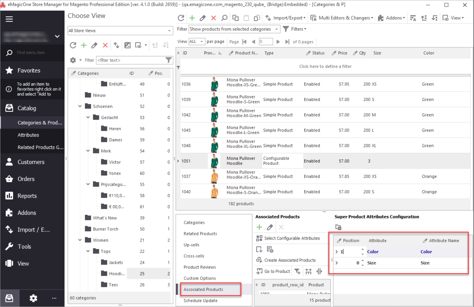 Magento Attributes Order Change